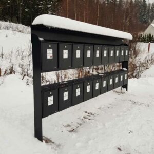 Poste_Postkassestativ_20 postkasser tomaks Poste_Postkassestativ_20