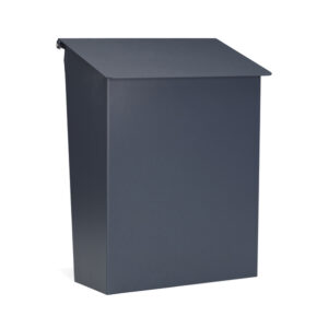 blå postkasse til samlestativ for borettslag tomaks habo