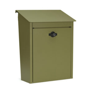 grønn postkasse habo til postkassestativ tomaks