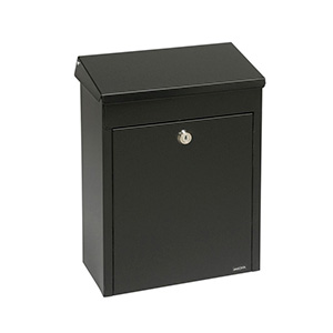 postkasse-bosca svart med lås fra tomaks