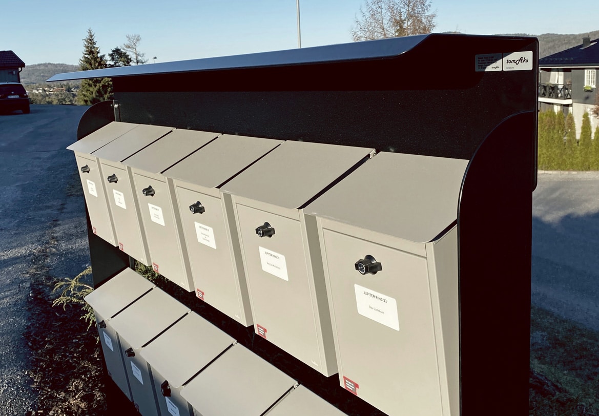 postkassestativ for 6x2 postkasser borettslag