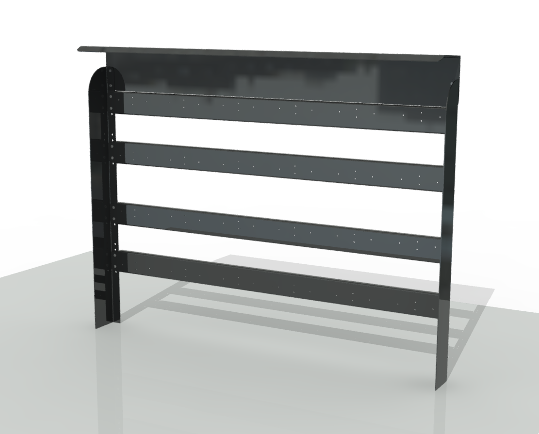 postkassestativ til 16 postkasser 16t poste